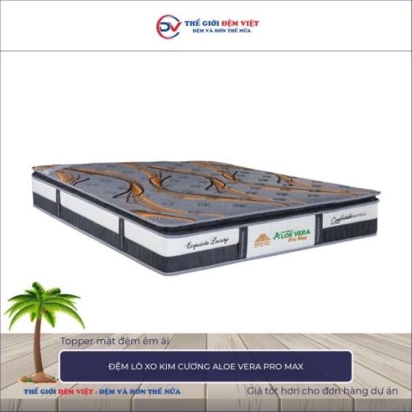 Đệm lò xo Kim Cương Aloe Vera Pro Max 1